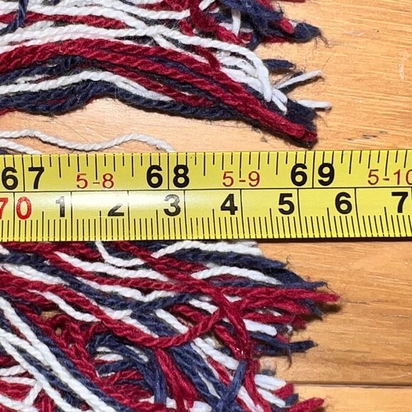 Bob Timberlake Home Throw Blanket Cotton Tapestry Winter RED WHT BLU Made in USA - Picture 9 of 12